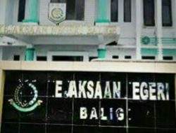 PUNGLI MARAK DI KEJARI BALIGE ,ALUMNI LEMHANNAS MINTA JAMWAS KEJAGUNG TURBA