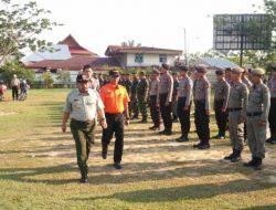 Wakil Bupati Kampar Pimpin Apel Hari Kesiapsiagaan Bencana Nasional 2018.