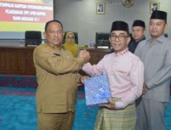 Pemkab Kampar Sampaikan Laporan Pertanggungjawaban APBD 2017.