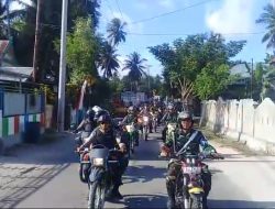 Ngetrail Menuju Lokasi TMMD 102 Kepulauan Selayar Puluhan Camera Abadikan Kunjungan Pangdam XIV/Hsn.