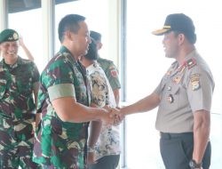 Berkunjung ke Kota Angin Mamiri Pangkostrad Dijemput dan Disambut Hangat Wakapolda Sulsel.