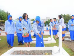 Ketua Korcab IV DJA I Pimpin Pelaksanaan Tabur Bunga di TMP Pusara Bakti.