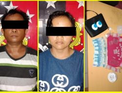 Polres Rohul Ringkus Suami Istri Bandar Narkoba Di Ujung Batu,16 Paket Sabu Disita.‎