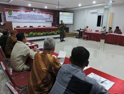 Hadiri Kegiatan Kesbangpol Kapten Inf Iwab Handoko Berikan Materi Sejarah Perjuangan Bangsa