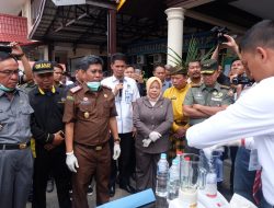 Pemusnahan barang bukti narkotika tingkat penyidikan.