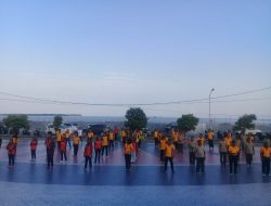 Kegiatan Senam Bertajuk “Deklarasi Pemilu Damai” Diselenggarakan KPU Kep. Selayar, Jelang Pilpres 2019