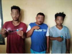 Lagi Asyik Nyabu, Tiga Pemuda Diringkus Polisi
