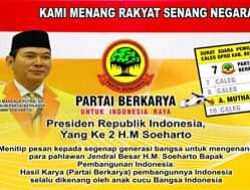 Baleho Caleg Partai Berkarya Hilang Tengah Malam,  Nomor urut 9 Dapil Duri Kec, Terharu dan Bangga.