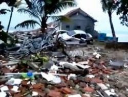 BNPB Sebut Faktor Alam Pemicu Terjadinya Tsunami di Selat Sunda.