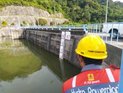 Inflow Masih Diatas Batas Normal, Manajemen PLTA Koto Panjang Pertahankan Pembukaan Pintu Pelimpahan.
