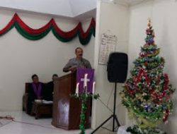 Minggu Berkat Di Gereja GKPI IRENE, Ini Himbauan Kapolres Labuhanbatu.