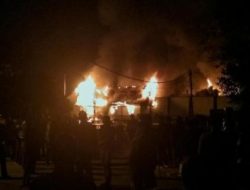 Dipicu Pemukulan Napi, Rutan Kelas 2 B Siak Sri Indrapura Terbakar
