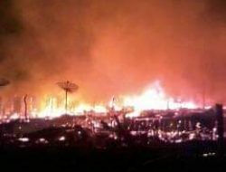 Sebanyak 62 Rumah Ludes Terbakar di Pangkal Duri