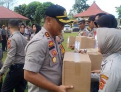 Kapolres Muaro Jambi Gelar Apel Operasi Ketupat 2019