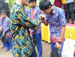 Pemuda Dusun IV Nusa Damai, Desa Pulau Jambu Gelar Santunan Anak Yatim