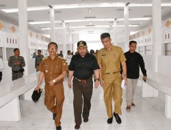 Tinjau Pasar Danau Bingkuang, Bupati Minta Segera Di Serahterimakan dan di Fungsikan
