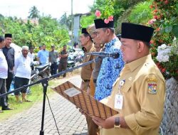Sekda Pimpin Upacara Pemakaman Almarhum Pejabat Inspektorat.