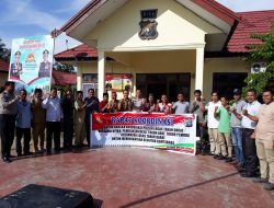 Tingkatkan Kamtibmas, Polsek Logas Tanah Darat Gelar Rapat Koordinasi