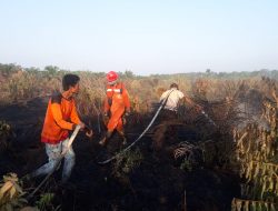 Polsek Tambang Amankan Seorang Pelaku Pembakaran Lahan