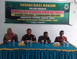 Tingkatkan Kesadaran Hukum Masyarakat,Kejari Tanjabtim Sosialisasikan Hukum di Kelurahan Teluk Dawan