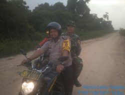 Polsek Geragai Bersama Tim Terpadu Patroli Karhutla