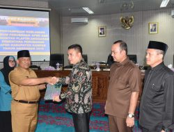 DPRD Kabupaten Kampar Gelar Paripurna Penyampaian KUA- PPAS APBD-P Kabupaten Kampar TA 2019