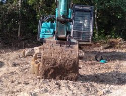 Kades Kuok Bantah Tambang Galian C di Dusun Sungai Lintang Miliknya ?