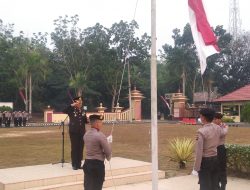 AKBP Mardiono Pimpim Upacara HUT RI ke 74 Dimapolres Muarojambi