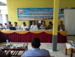 Menindaklanjuti Himbauan Menteri Kelautan Dan Perikanan Ditpolairud Polda Banten Gelar Sosialisasi Penanganan Benur 