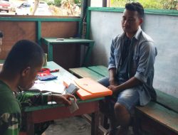 Bawa Tas Bermotif Bendera OPM, Seorang Pemuda Diamankan Satgas Yonif 734 di Halmahera