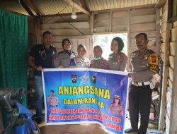 Hut Polantas 64 Satlantas Polresta Muara Jambi Kunjungi Warga Kurang Mampu