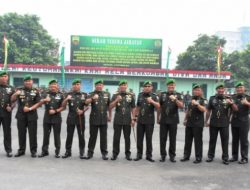 Danrem 031/WB Pimpin Sertijab Kasiter dan 4 Dandim 