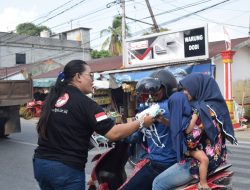 Peduli Kesehatan Warga, FPII Ajak RSUD Bintan Bagikan Masker di Jalanan