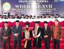 Masrul Kasmy Menghadiri Wisuda Program Sarjana Dan Diploma 3 Universitas Muhammadiyah Riau