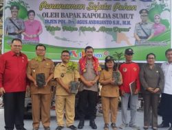 Kawasan Danau Toba Tongging Sasaran Kapoldasu Dan Ketua DPRD Provinsi Sumut Lounching Penanaman Sejuta Pohon .