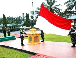 Kasrem 022/PT Menjadi Irup Upacara Hari Sumpah Pemuda di Makorem