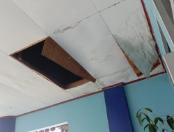 Kurang Perawatan, Plafon Dinas PUPR Kampar Banyak Bolong ?