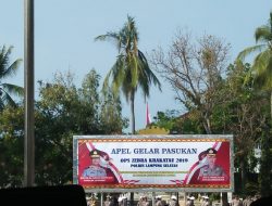 Apel Gelar Pasukan Ops. Zebra Krakatau 2019 Polres Lampung Selatan