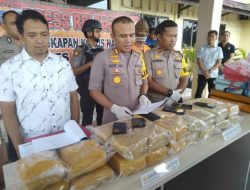 Baru Dua Minggu Menjabat Kapolres Bengkalis Gagalkan Pengedaran Narkoba