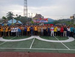 Wujudkan Sinergitas TNI Dan Polri , Kodim 0314 Dan Polres Inhil Gelar Olahraga Bersama