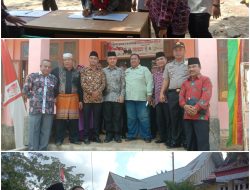 Ketua DPRD Kampar Muhammad Faisal ST, Hadiri Tasyakuran Kades Buluh Cina