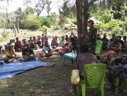Jalin Silahturahmi, Satgas Pamtas RI-RDTL Yonif 132/BS, Junjung Tinggi Adat Istiadat di Perbatasan