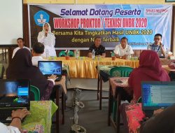 Hadapai UNBK, 22 SMP MKKS Rayon 2 Kampar Gelar Workshop Proktor