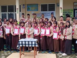SMP N21 Gelar Upacara Tujuh Anggota Garuda Gudep 07-031/07-032