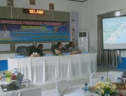 Musrembang, Camat Sabak Barat Tekankan Lurah, Agar Mementingkan Apa yang di Prioritaskan