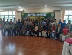 Korem 045 Gaya  Gelar Coffee Morning Bersama Insan Pers