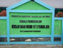 Memasuki Musim Hujan, Lapangan Upacara SD N167/X Pandan Jaya Banjir