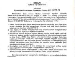 Ini Nomor Hotline Informasi Seputar Covid-19 Kota Batam