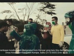 Periksa Kondisi Tubuh Masyarakat, Upaya Dinkes Kampar Cegah Corona