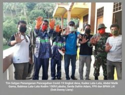 Gandeng FPII dan BPAN LAI, Kades Lata-Lata Laksanakan Sosialisasi Pencegahan Covid-19
